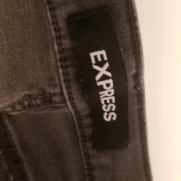 Express Faded Grey Leggings - Picture 3 of 3